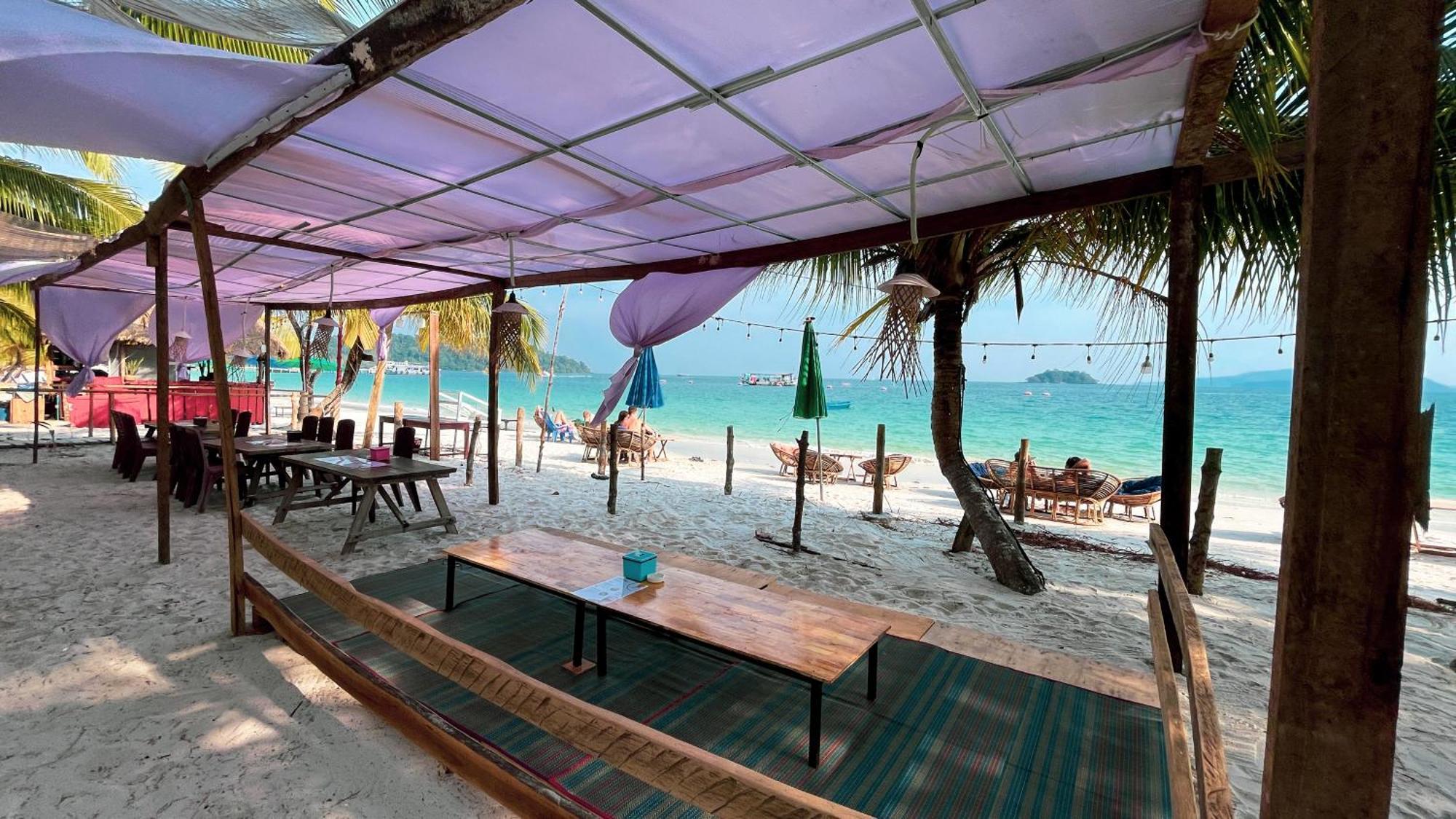 Koh Rong Beach Hostel And Bungalows Kaoh Touch Bagian luar foto