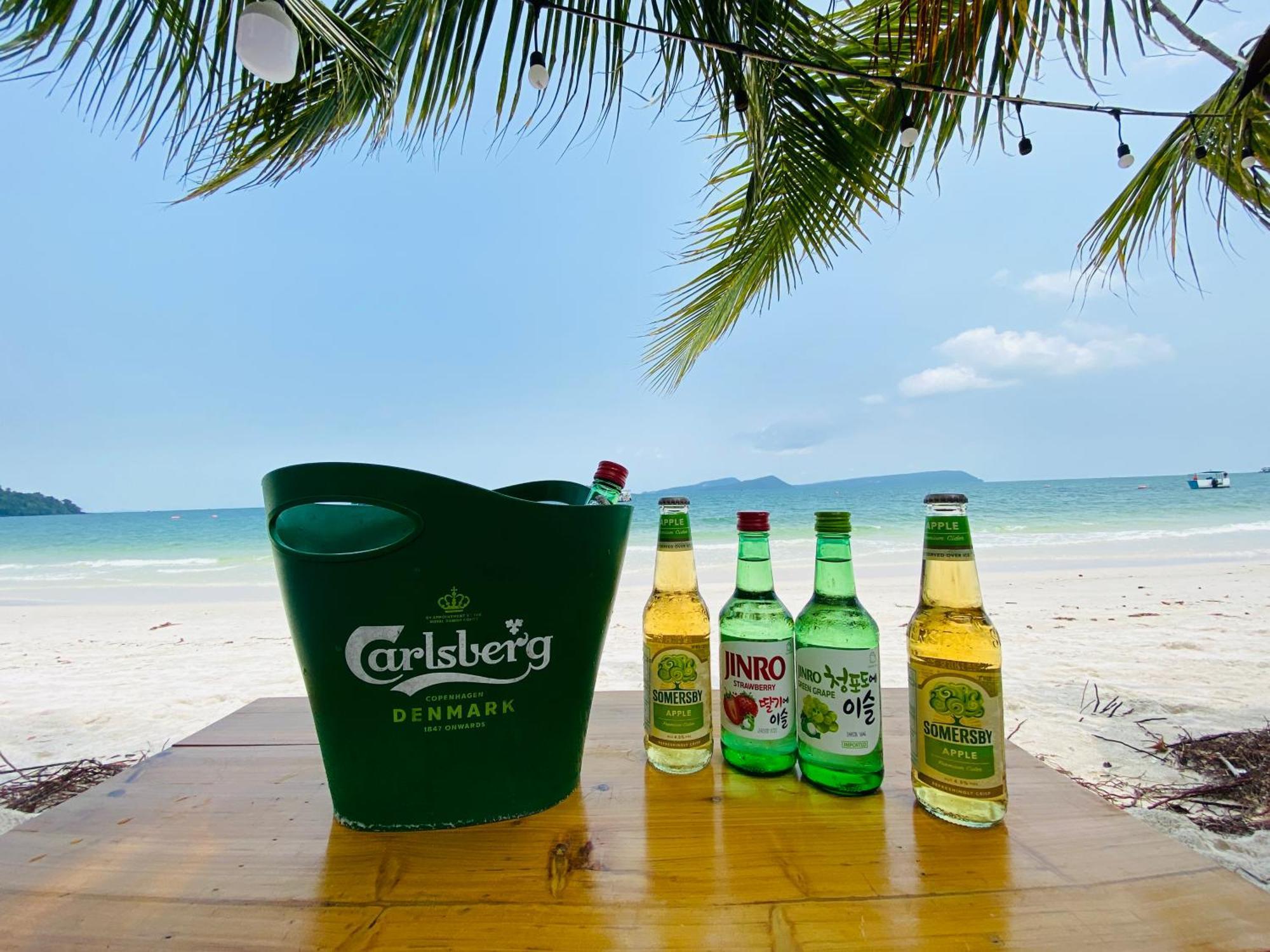 Koh Rong Beach Hostel And Bungalows Kaoh Touch Bagian luar foto